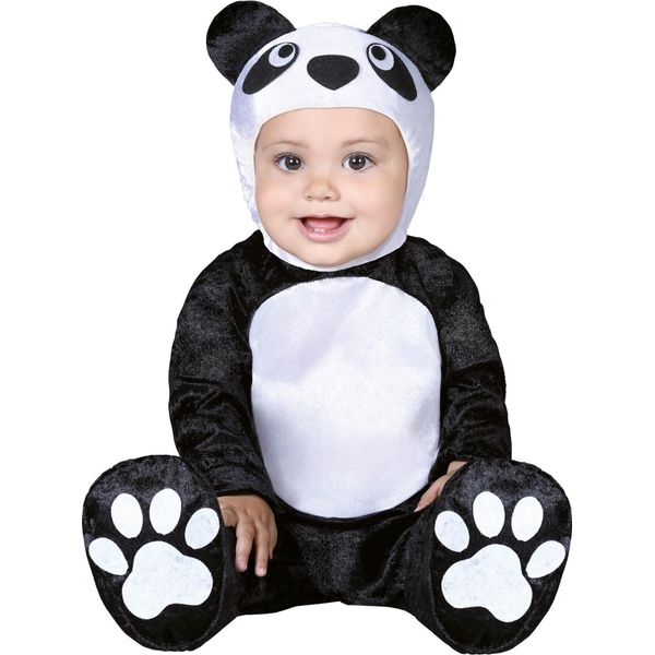 Tutina Panda Junior Poliestere Nero Mt 12-24 Mesi-image