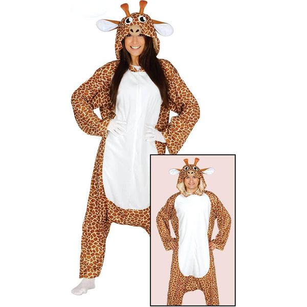 Guirca- Costume Da Pigiama Da Giraffa Per Adulti, Taglia 38-40 (84966.0) Guirca-image