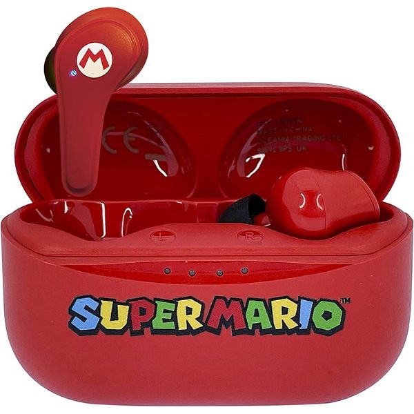 Tecnologie Super Mario KopfhöRer, Kabellos, Bluetooth V5.3, Mit Ladebox, Rot-image