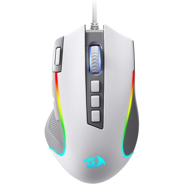 Mouse Da Gioco Redragon M612 Rgb, Mouse Ottico Cablato Da 8000 Dpi Con 11 Pulsanti Programmabili E 5 Modalità Di Retroilluminazione, Software-image