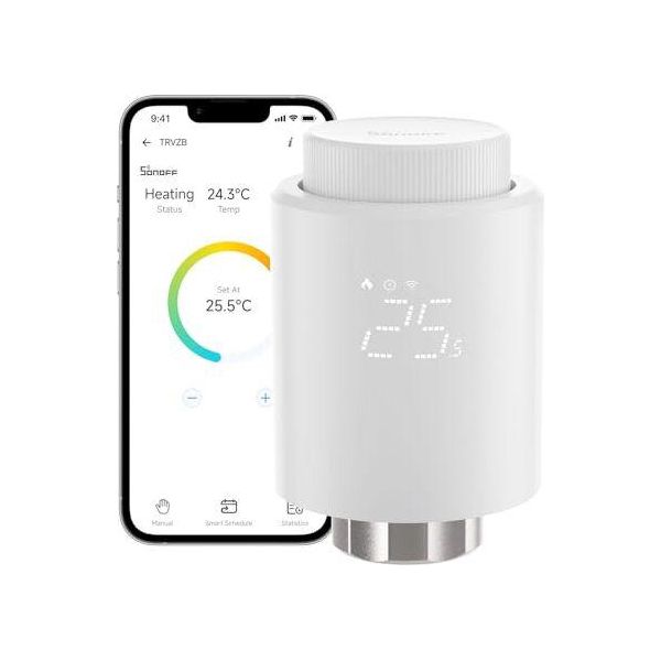Termostato Sonoff Smart Kaliator Trvzb, Funzione App Di Riscaldamento, Zigbee Richiede Hub 3.0, Compatibile Con Amazon Alexa/Home Assistant-image