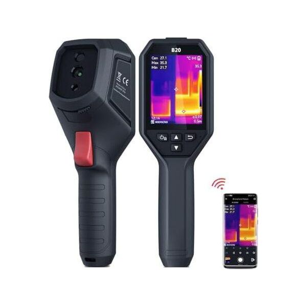 Termocamera Hikmicro B20 Con Risoluzione Ir 256 X 192, Fotocamera Da 2MP, Wlan, Software, Frequenza Di Aggiornamento 25 Hz, Lcd Da 3,2 Pollici, Misurazione Dell'immagine Completa,-image
