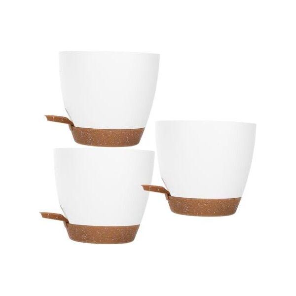 Vaso Da Fiori Idroponico, Confezione Da 3, Fioriera Autosufficiente, Vasi Per Piante Da Esterno, Vasi Da Interno, Fioriera-image