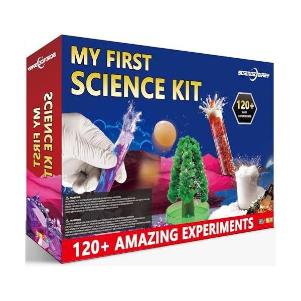 I Miei Primi 120 Esperimenti Per Bambini - Scatola Degli Esperimenti E Kit Di Costruzione Per La Chimica, Set Da Laboratorio, Sperimentazione Scientifica, Regali Divertenti Per Bambini-image