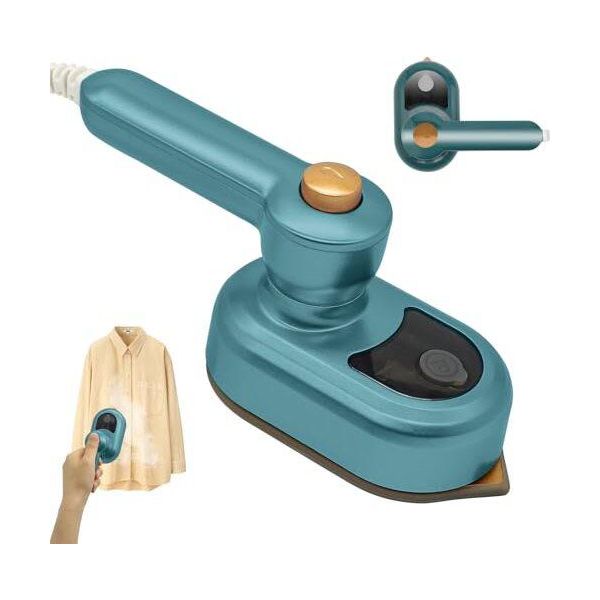Mini Ferro Da Stiro A Vapore, Ferro Da Stiro Da Viaggio Pieghevole Portatile, Mini Ferro Da Stiro A Vapore, Ferro Da Stiro Da Viaggio Leggero, Stiratura A Secco E A Umido Con Serbatoio Dell'acqua Da 50 Ml-image
