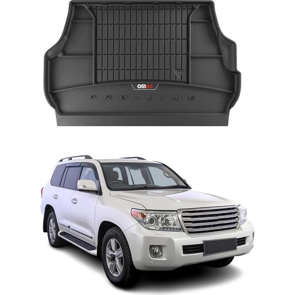 Omac Rivestimento In Gomma Per Toyota Land Cruiser J200 2007-2021 Tpe Nero-image