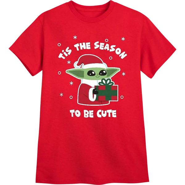 Star Wars: The Mandalorian - Maglietta "Tis The Christmas Season"" Per Bambini TV3398 (116) (Rot)"-image