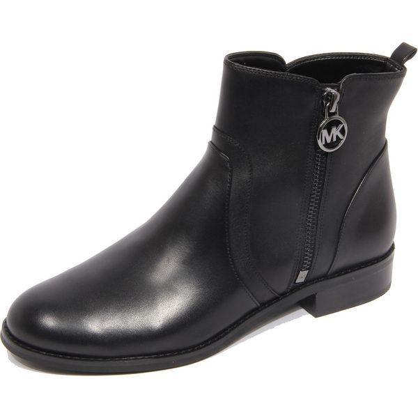 G3128 Tronchetto Donna Michael Kors Black Leather Ankle Boot Woman-image
