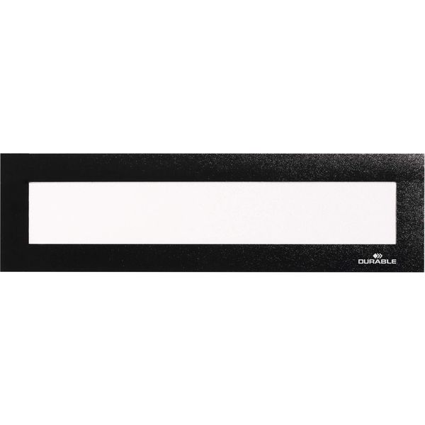Durable Cornice Espositiva Duraframe® Magnetic Top Per A4, 5 Pezzi, Nero, 498601-image