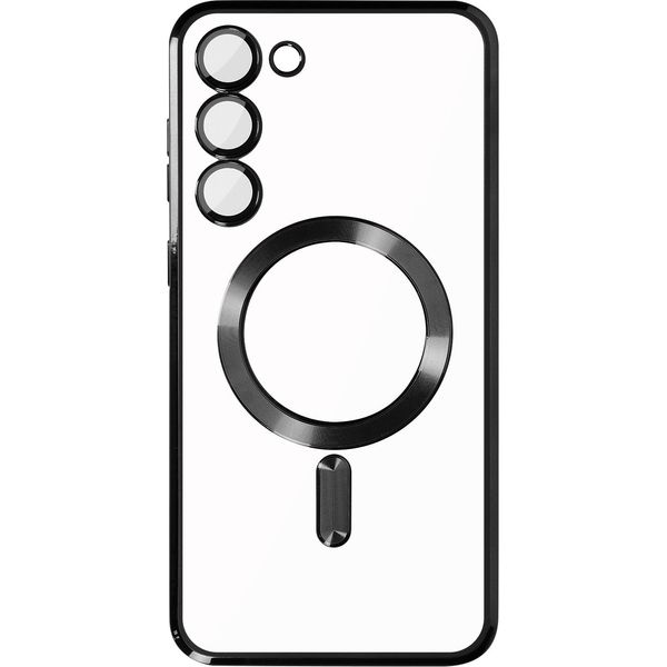 Cover Protettiva Magsafe Per Samsung S23 Protezione Della Fotocamera Trasparente / Nero-image