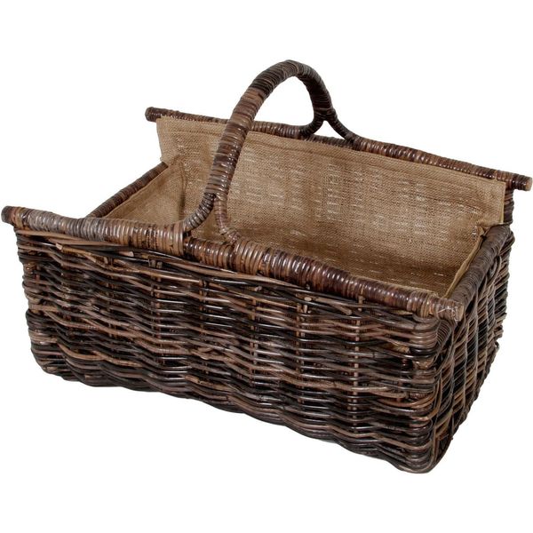 Aufbewahrungskorb Locker, Beige (Natur), B:65Cm H:44Cm T:46Cm, Rattan, Aufbewahrungsboxen-image