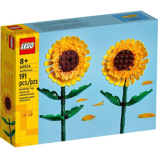 Lego Botanicals Sunflowers - Set Di Fiori Artificiali Per Bambini A Partire Da 8 Anni - Decorazione Per La Cameretta O Bouquet - Regalo Per Adolescenti, Ragazze E Ragazzi - Collezione Botanica 40524-image