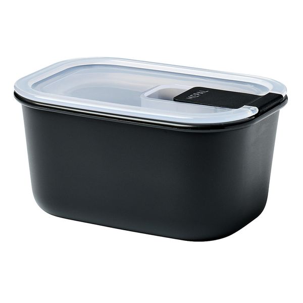 Mepal 106154041100 Mepal Frischhaltedosen Easyclip 7,0 Cm Hoch Nordic Black 450,0 Ml, 1 St.-image