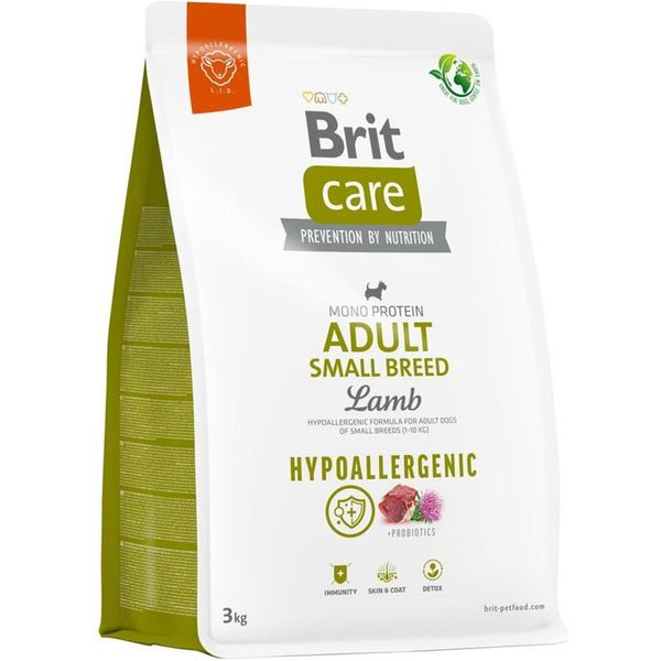 Brit Care Dog Hypoallergenic Con Agnello Adult Small Breed 3 Kg-image