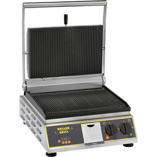 Griglia A Contatto Roller Grill Con Timer, 400X475X310 Mm (Lxpxa), 3,4 Kw-image