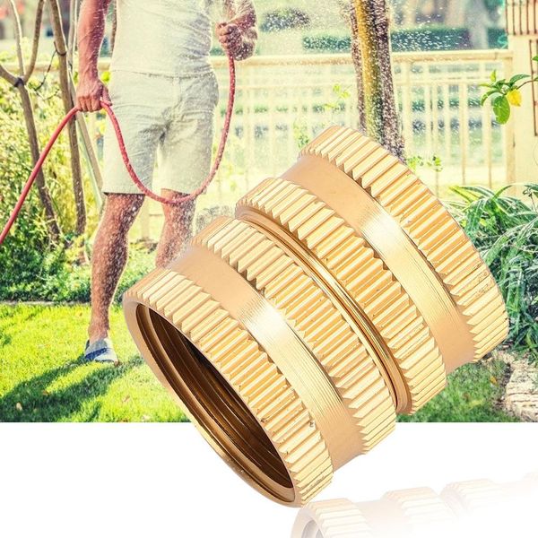 Tubo Filettato Dell'acqua Del Giardino, Connettore Del Rubinetto Del Tubo Flessibile, Connettore D'ottone Del Rubinetto Del Tubo Flessibile-image