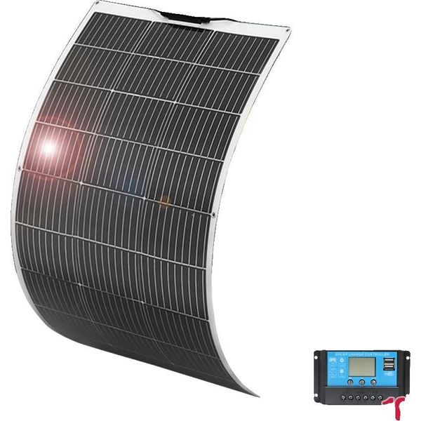 Pannello Solare, Design Flessibile, Produzione Di Energia Efficiente, Kit 100W 12V-image