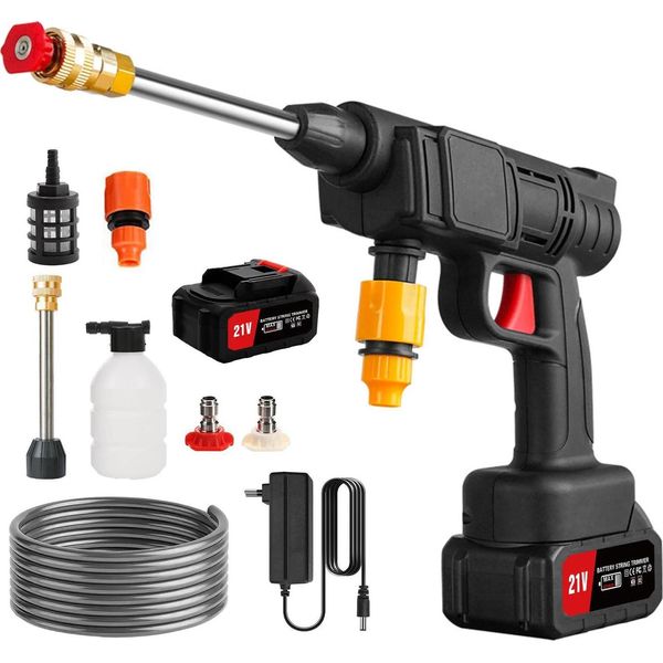 Idropulitrice A Batteria, Motore Potente, Design Portatile, 1 Batteria, Elettrica-image