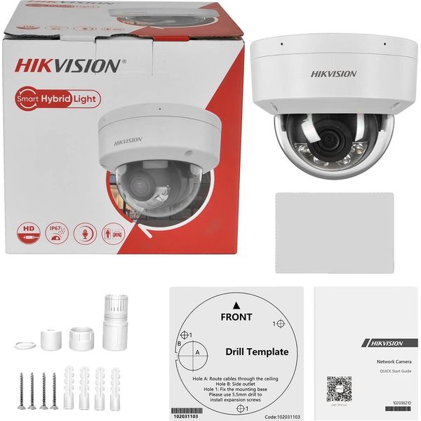 Telecamera Ip, Risoluzione 8MP, Smart Hybrid Light, Spedizione Dalla Spagna, 2,8 Mm-image