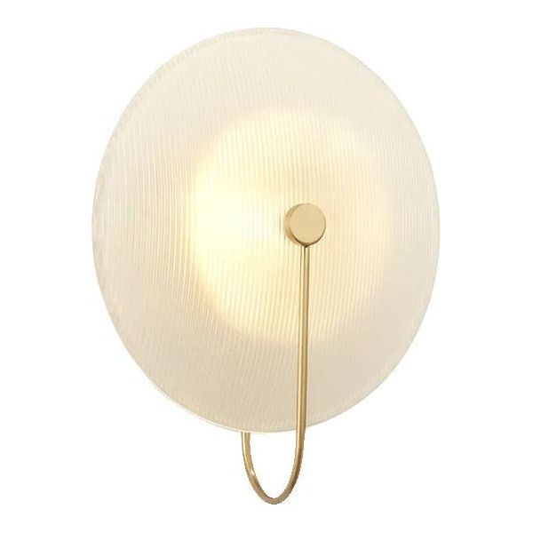 Lampada A Parete, Design Moderno E Minimalista, Installazione A Parete, Dorata, Dimmerazione Tricolore-image