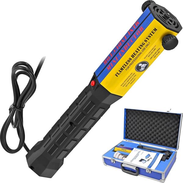 Riscaldatore A Induzione Magnetica, Potenza 1000W, 8 Bobine Incluse, Blu-image
