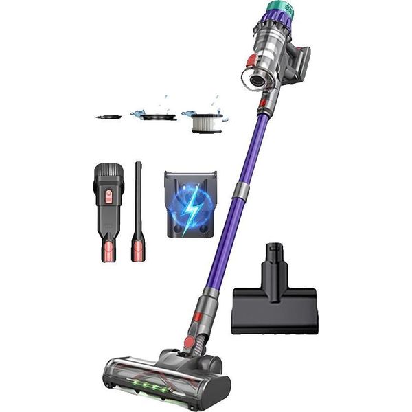 Aspirapolvere A Batteria, Potenza Di Aspirazione 650W, Batteria Rimovibile, V22 Purple, Eu-image