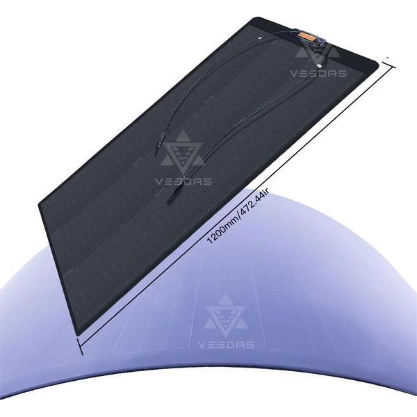 Pannello Solare, Design Semi-Flessibile, Alta Efficienza, Pannelli Solari Da 150W, 150W-image