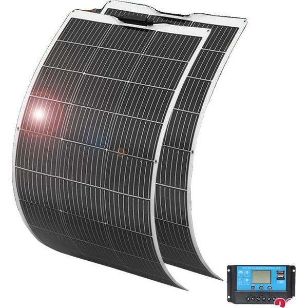 Pannello Solare, Design Flessibile, Produzione Di Energia Efficiente, Kit 200W 12V-image
