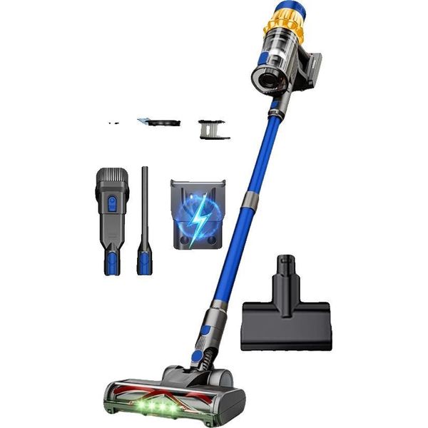 Aspirapolvere A Batteria, Potenza Di Aspirazione 650W, Batteria Rimovibile, V22 Blue, Eu-image