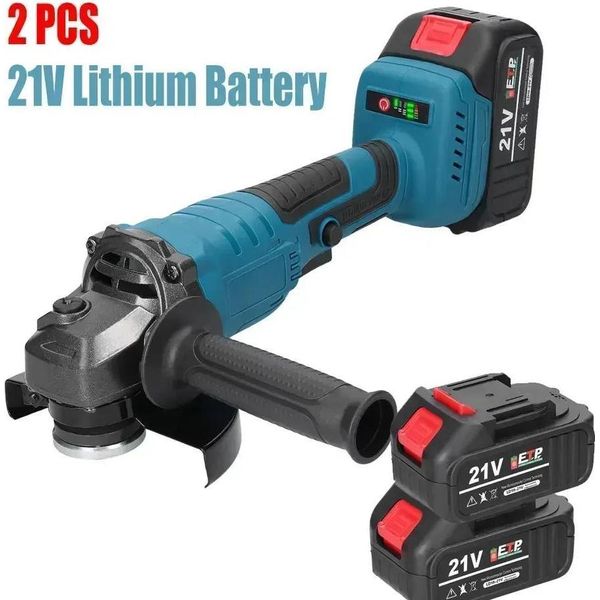 Smerigliatrice Angolare, Motore Senza Spazzole, Applicazioni Versatili, 2 Batterie, Eu-image
