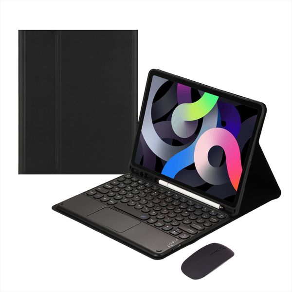 Inf Custodia Tastiera Bluetooth Nera Con Touchpad Per Samsung Galaxy Tab S6 Lite 10.4""-image