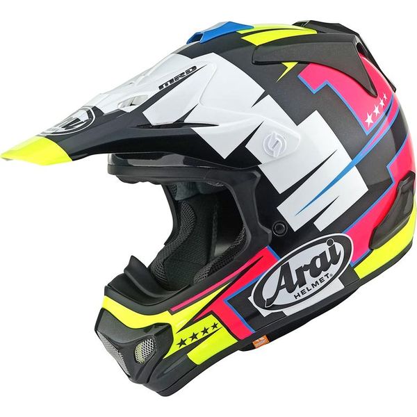 Casco Arai MX-V Evo Battle - Giallo-image
