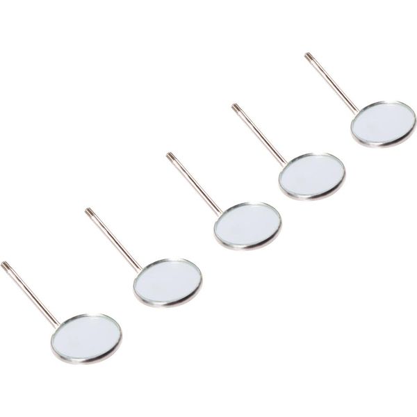 50Pcs Acciaio Inox Dentale Ortodontico Bocca Specchi Pianura Specchio-image