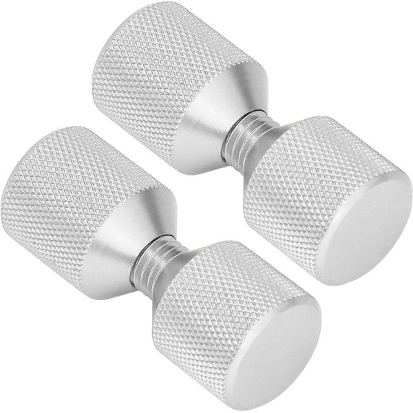 2Pcs Flangia Allineamento Pin Anodizzare Alluminio 1?1/8In Flangia Doppio Foro Set Per 0,5 A 14In 150LB Flange Argento-image