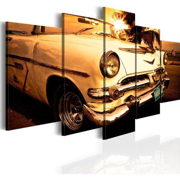 Quadri Su Tela 200X100 Cm 030206- 5 Quadri Su Tela Non Tessuta 5 Pezzi Stampa D'arte Moderna Arte Murale Xxl Decorazione Murale Design Quadro Murale Auto-image