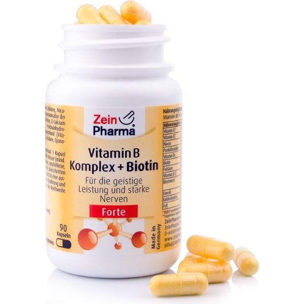 Complesso Vitaminico B+Biotina Forte Capsule 90 Capsule-image