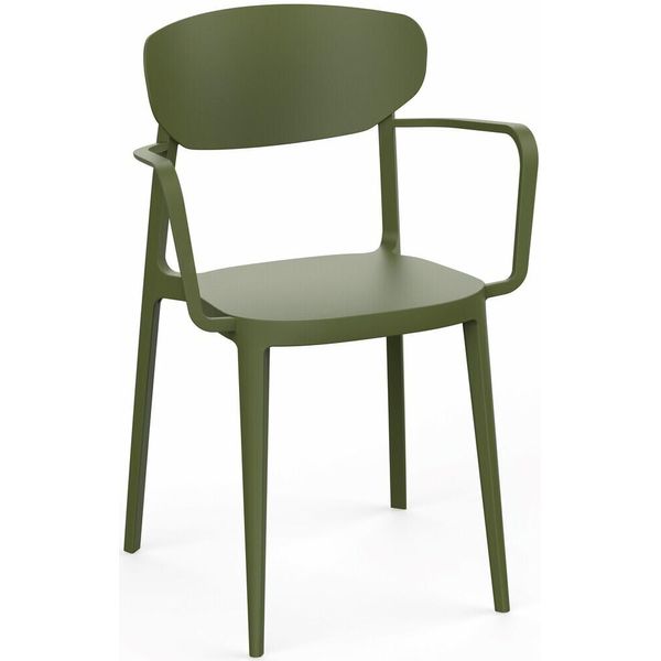 Poltrona Da Giardino Mare Armchair Impilabile Oliva-image
