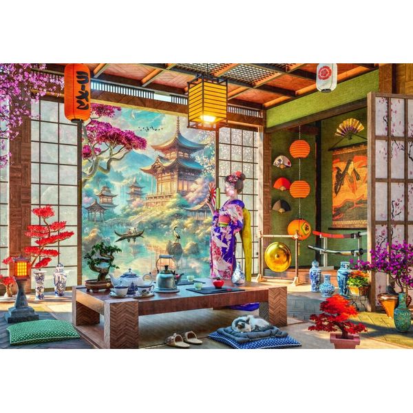 Bluebird Puzzle Japan Tea Room - Puzzle Per Adulti Con Motivo Giappone-image