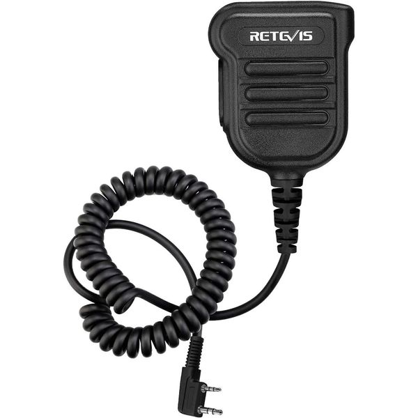 Retevis H103K Microfono Altoparlante A Spalla IP54 Microfono Altoparlante Walkie Talkie Impermeabile RT81-image