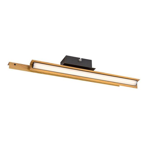 Lampada Led Da Parete E Soffitto 12W Nero Opaco Remiel 71045 Rabalux-image