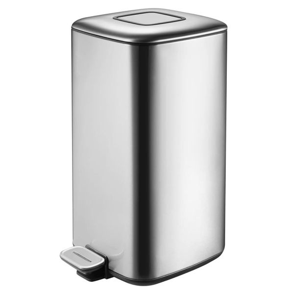 Eko - Cestino A Pedale Regent 20 Litri - Acciaio Inox Plastica - Acciaio Inox Opaco-image