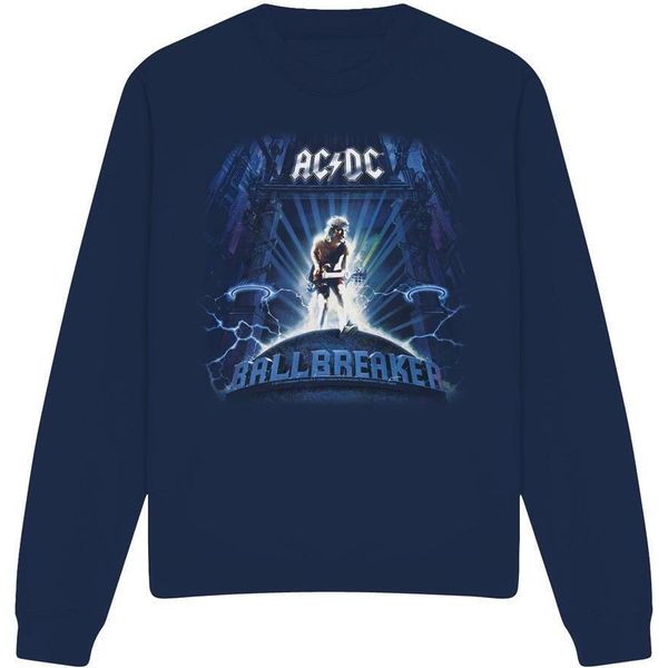 Ac/Dc - Felpa "Ballbreaker"" Per Uomo/Donna Unisex TV11145 (Xxl) (Blu Navy)"-image