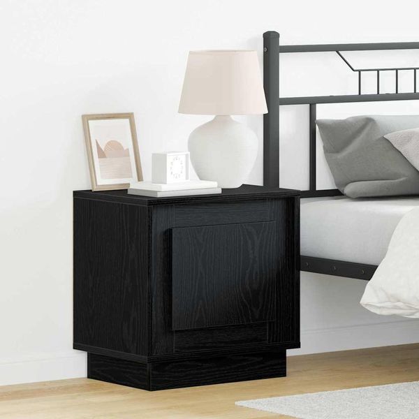 Best MöBel Comodino Nero 44 X 34,5 X 45 Cm Materiale A Base Di Legno - Comodini E Armadi CL3630427 1Pacco-image