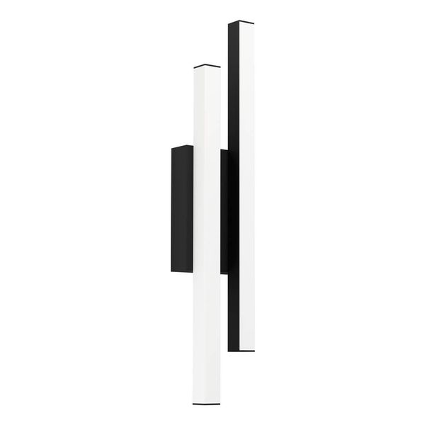 Eglo 900133 Serricella Led Apparecchio Da Parete/Soffitto Per Esterni 2X4,5W Bianco Nero Bianco Caldo IP55-image