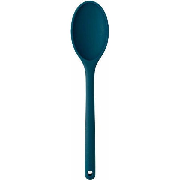 Cucchiaio In Legno Mastrad, Cucchiaio In Silicone, Utensile Da Cucina, In Silicone, Blu, 29 Cm, F10613-image