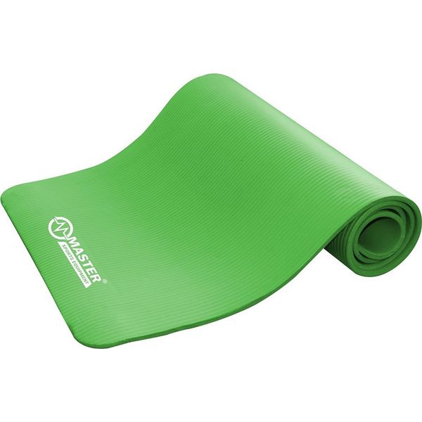 Tappetino Per Esercizi Master Yoga Nbr 10 Mm, 183 X 61 Cm, Verde-image