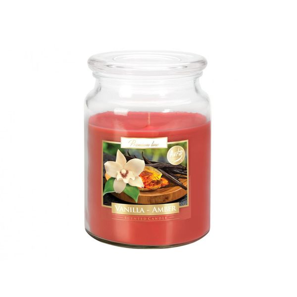 Candela Profumata Grande In Vaso Bispol Aura 100H Wanilia - Burshine-image