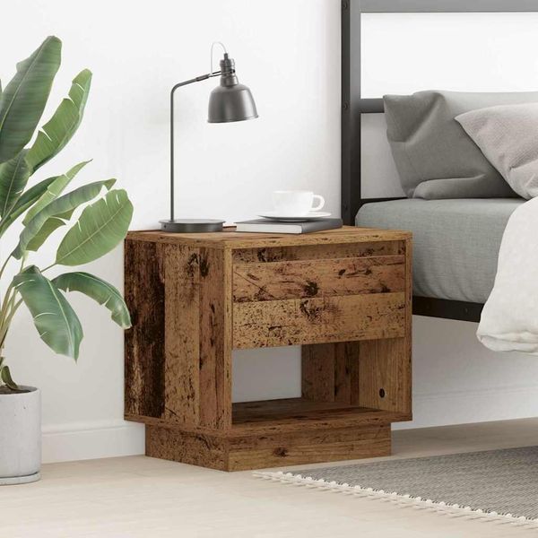 Maison Exclusive - Comodino Con Cassetti Legno Antico 45 X 34 X 44 Cm Materiale Legnoso-image