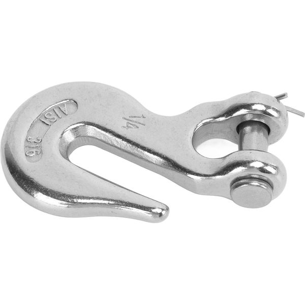 Gancio Di Sollevamento Per Barca Marina 1/4In 1000 Lbs Capacità Di Carico Acciaio Inox 316-image