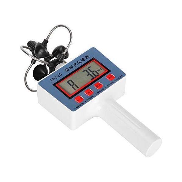 Anemometro, Anemometro Digitale Con Display Lcd, Per Misurare La Velocità Del Vento, La Velocità Istantanea Del Vento E La Velocità Media Del Vento-image